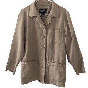 COACO New York Faux Suede Jacket WOMENS Size Medium